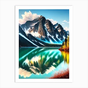 Mountain Lake 26 Art Print