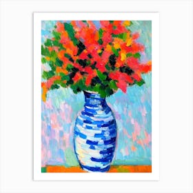 Flower Matisse Inspired Flower Art Print