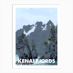 Kenai Fjords, National Park, Nature, USA, Wall Print, 1 Art Print
