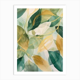 Green Leaves 2 Art Print