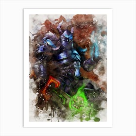 Darion Mograine World Of Warcraft 1 Art Print