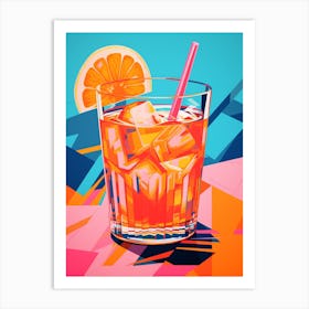 Aperol Colour Pop 3 Art Print