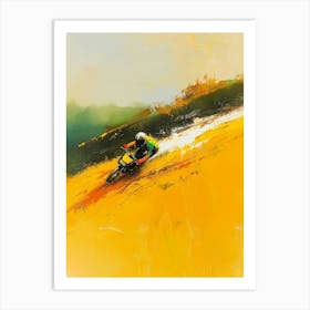 Motocross Rider Art Print