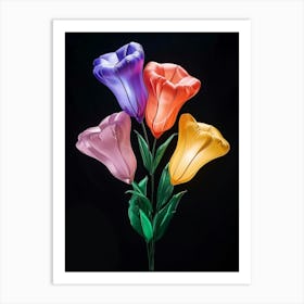 Bright Inflatable Flowers Lisianthus 2 Art Print