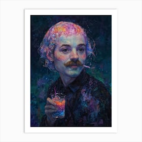 Man With A Mustache 3 Art Print