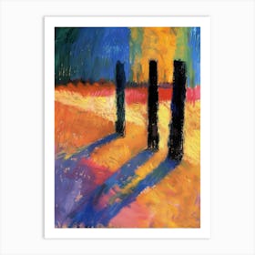 Shadows Of The Poles Art Print