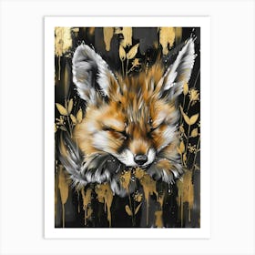 Fox Art 1 Art Print