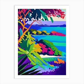 Malapascua Island Philippines Colourful Painting Tropical Destination Art Print