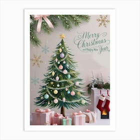 Christmas Tree 10 Art Print