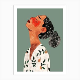 Illustration Of A Woman 23 Art Print