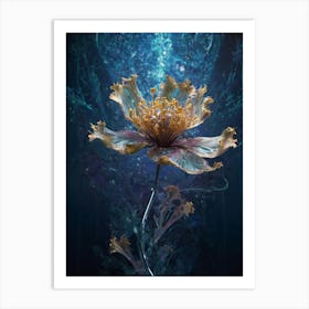 Flower In The Water Art Print