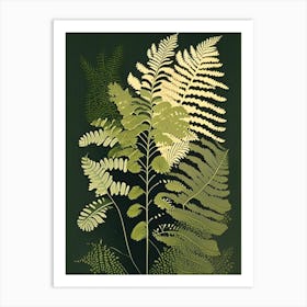 Maidenhair Fern Rousseau Inspired Art Print