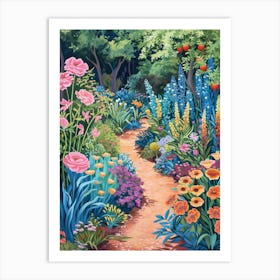 Chelsea Physic Garden London Parks Garden 2 Painting Art Print