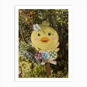 Easter Chick 12 Art Print