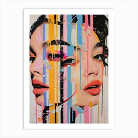 'Two Faces' 5 Art Print