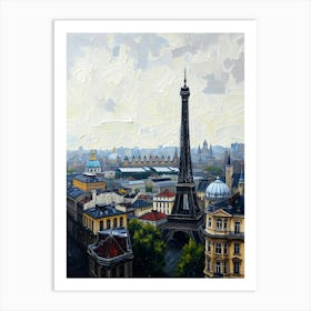 Paris Skyline Art Print