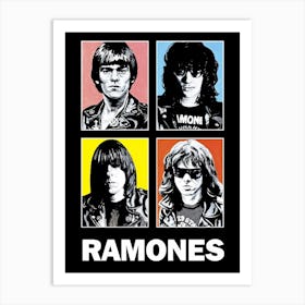 Ramones band music 2 Art Print