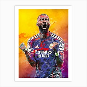 Antonio Rudiger Art Print