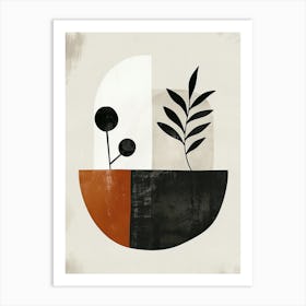 Banjul Stone Park Bauhaus Minimalist Art Print