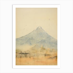 Hokkaido. Winter: Retro Aesthetic Japanese Landscape Wall Art Home Decoration Art Print