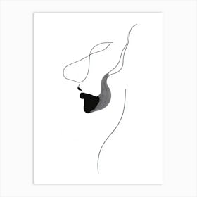 Portrait Of A Woman 9 Art Print