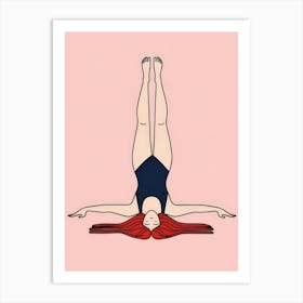 Yoga Pose 14 Art Print