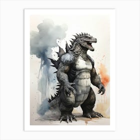 Godzilla 6 Art Print