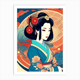 Geisha 102 Art Print