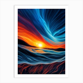 Sunset Art Print