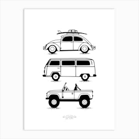 The Classic Collection Fineline Illustration  Art Print