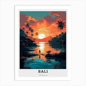 Bali Sunset Travel 1 Art Print