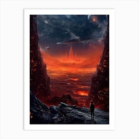 Alien Landscape 1 Art Print