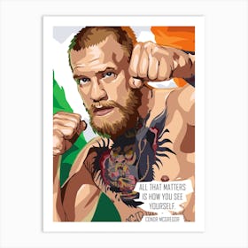Conor McGregor Quote Art Print