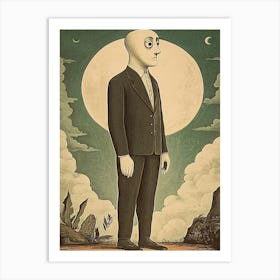 Man In A Suit 8 Art Print