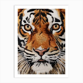 Tiger Face Art Print