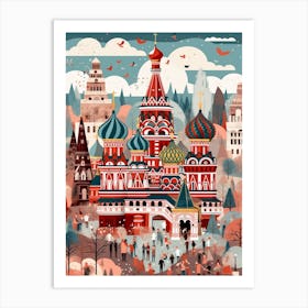 Red Square Moscow Russia Art Print