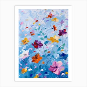 Flowers In The Sky Art Print