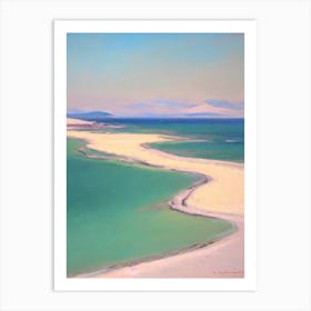 Luskentyre Sands Isle Of Harris Scotland Monet Style Art Print