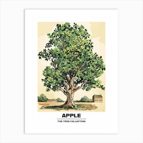 Apple Tree Storybook Illustration 2 Poster Art Print