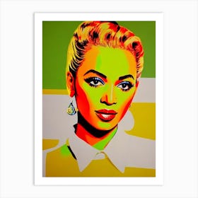 Beyoncé 1 Colourful Pop Art Art Print