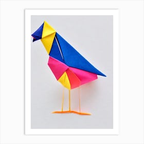 Turkey 1 Origami Bird Art Print