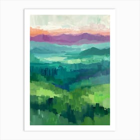 Abstract Landscape Painting 34 Art Print