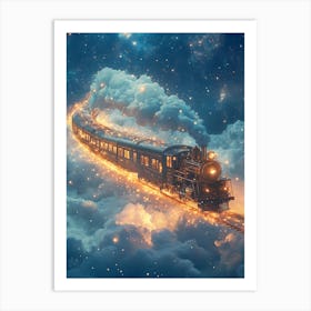 Train In The Sky 10 Art Print