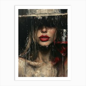 'The Woman In The Hat' Art Print