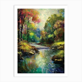 River In The Woods 2 Art Print