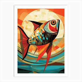 Fish Abstract Pop Art 2 Art Print