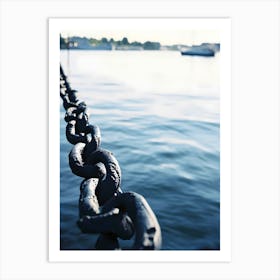 Chain On The Water Art Print