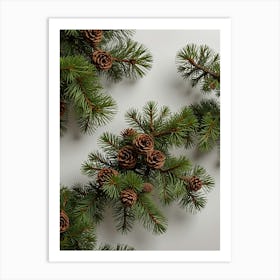 Pine Cones Art Print