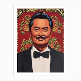 Chow Yun Fat Illustration Movies Art Print