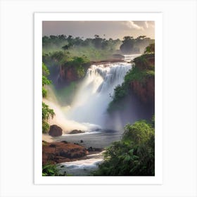 Murchison Falls, Uganda Realistic Photograph (2) Art Print
